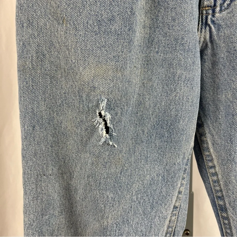 Wrangler 30 X 32 Straight Leg Stonewash Jeans Light Wash